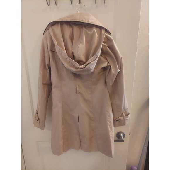 Guess Double-Breasted Trench Coat in Classic Beige - Picture 2 of 3